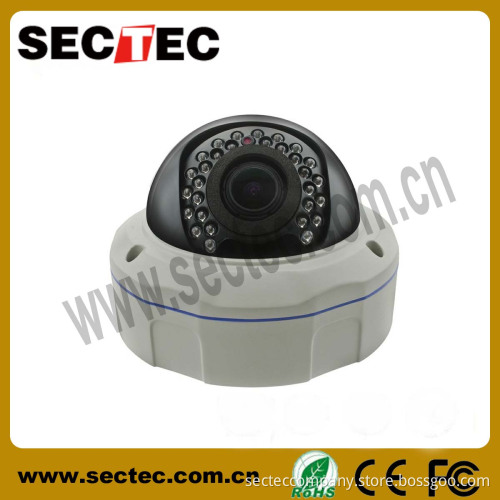 Vandalproof IR Dome Camera with IR-LED